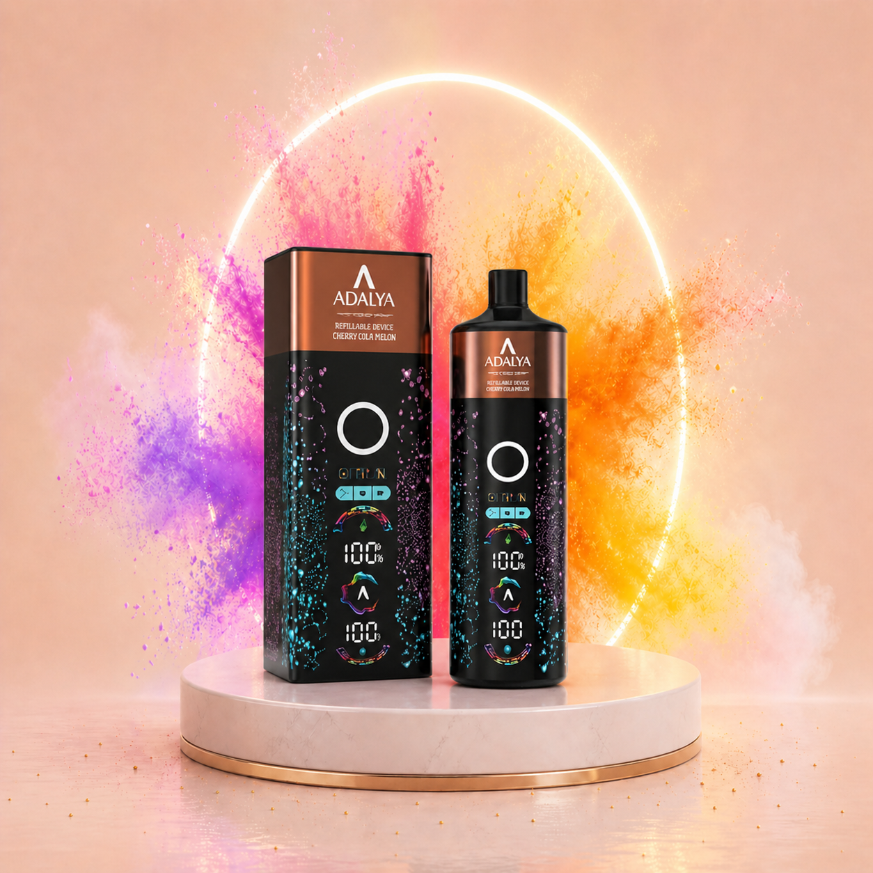 Adalya ADL Pro 360 20K muitos puffs vape descartável sabores de vape