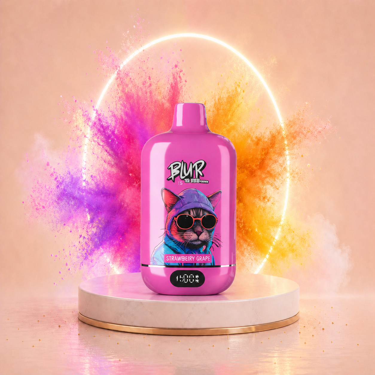 Blur 15K vape com nicotina e cigarro eletrónico descartável